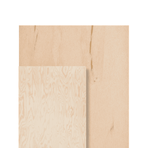 Фанера березовая ФК сорт 1/2 Ш2 1525х1525, 18 мм